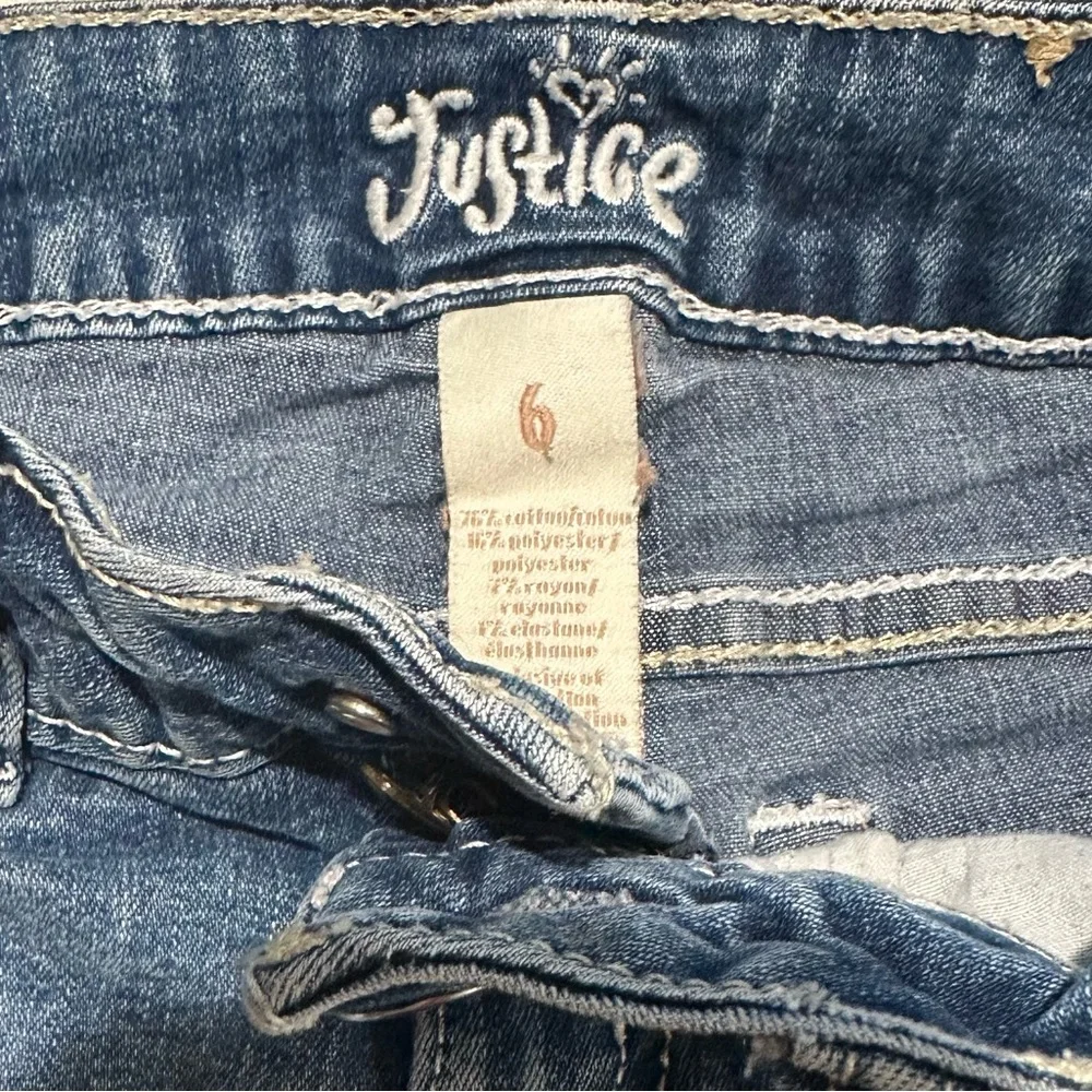 Justice Classic Blue Jean Shorts